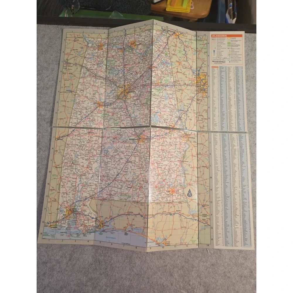 Rand McNally Easy to Fold United States Laminated Map 13 States